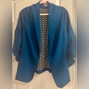 XXL Blazer, teal from Skies are Blue